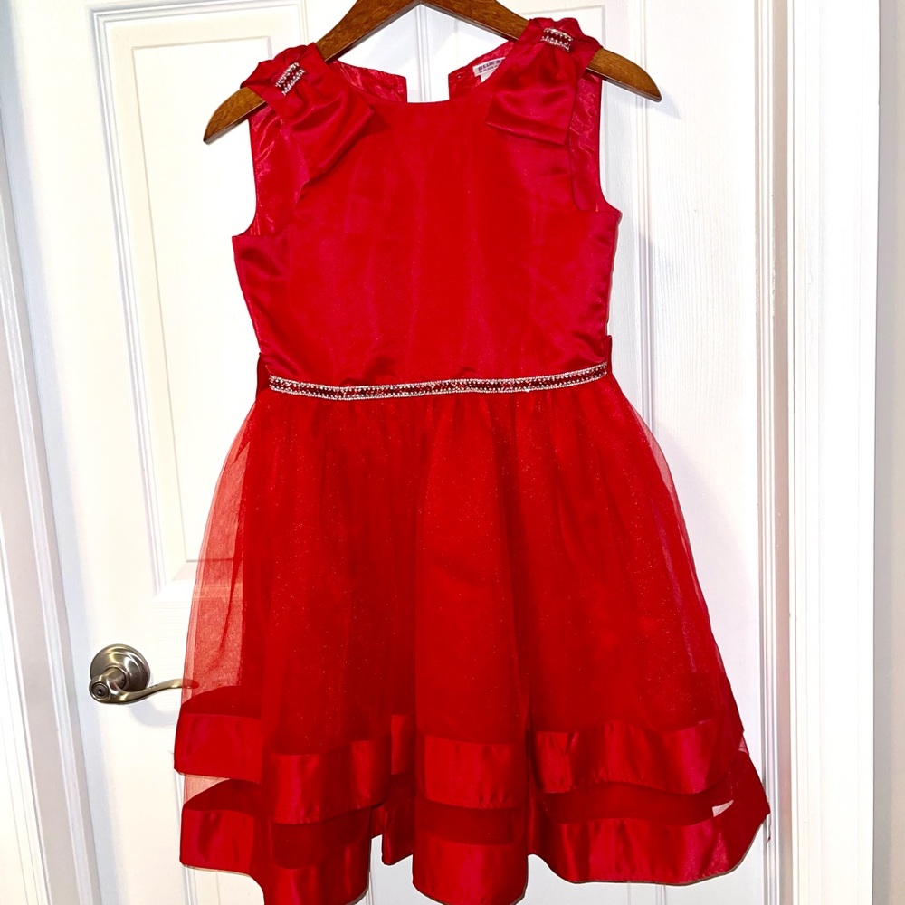 Like new - Red dress Girls Size 12